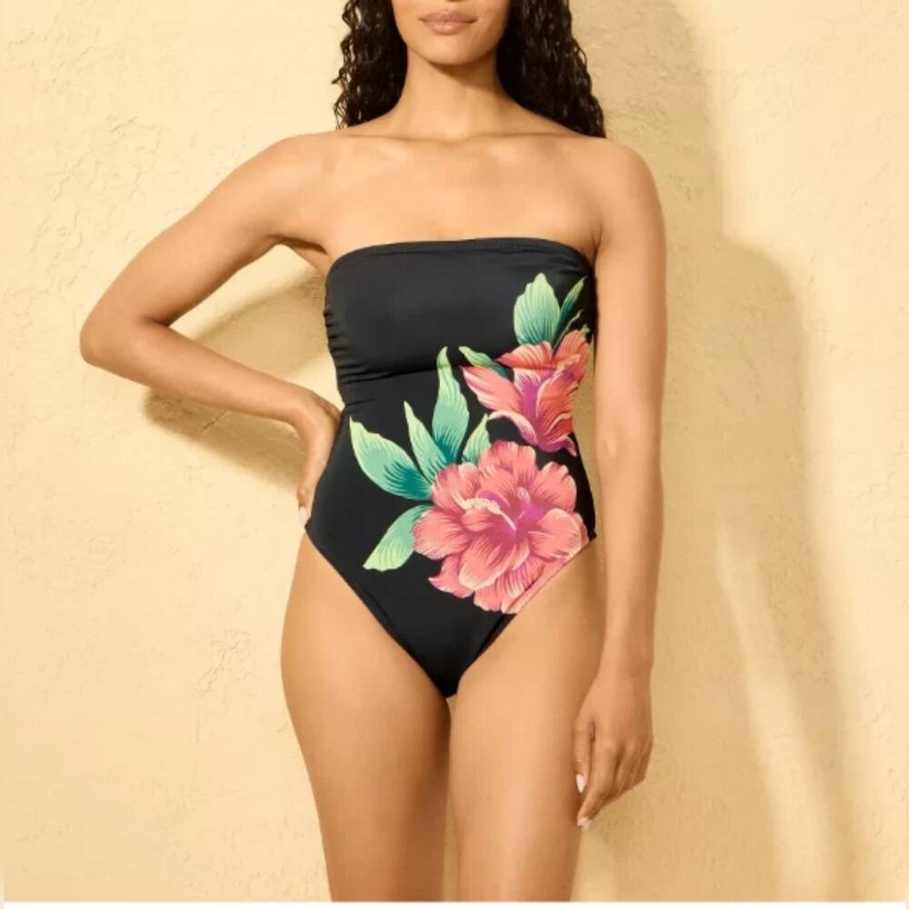 Shade & Shore High Leg Cheeky Swimsuit Women's M NWOT